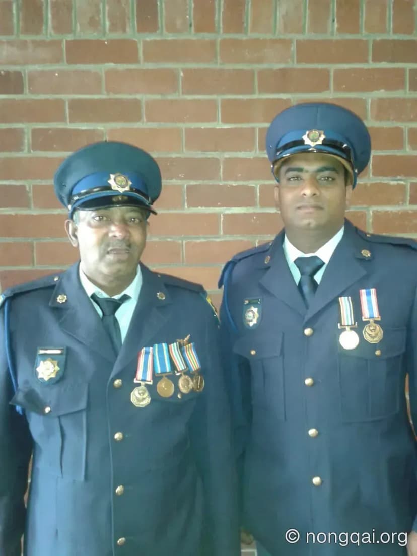 South African Police Reserve Force remembering a dedicated and devoted former colleague Warrant Officer Lawrence Govender