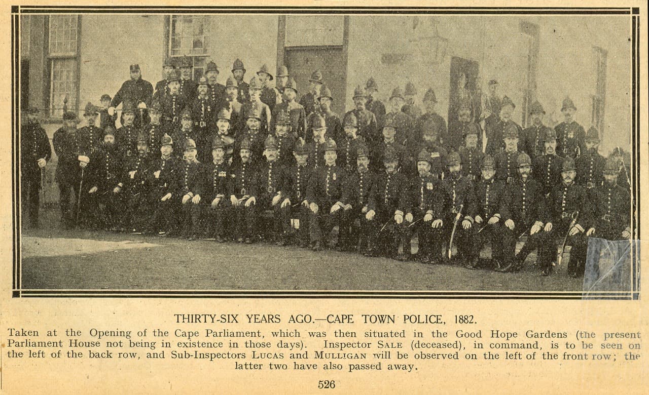 1882: Cape Town Police