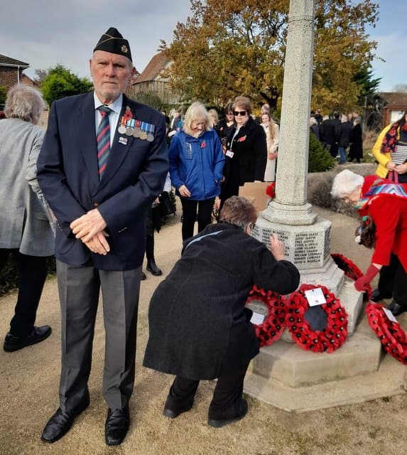 Remembrance Day 2025 Gamlingay, Cambridge, UK