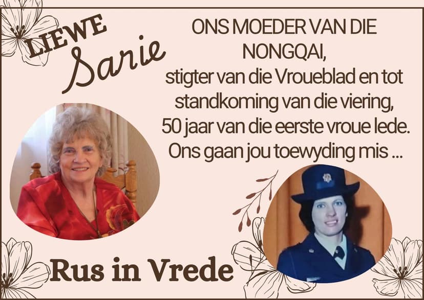 Afsterwe - Sarie van Niekerk