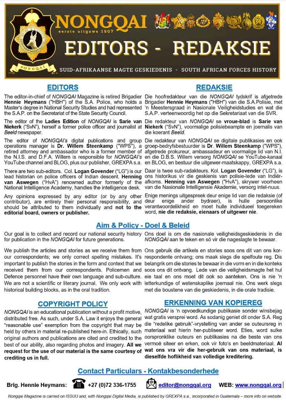 Nongqai Vol 17 No 2D – Special Edition (Sgt Alagappa Vurdan / Gounden)