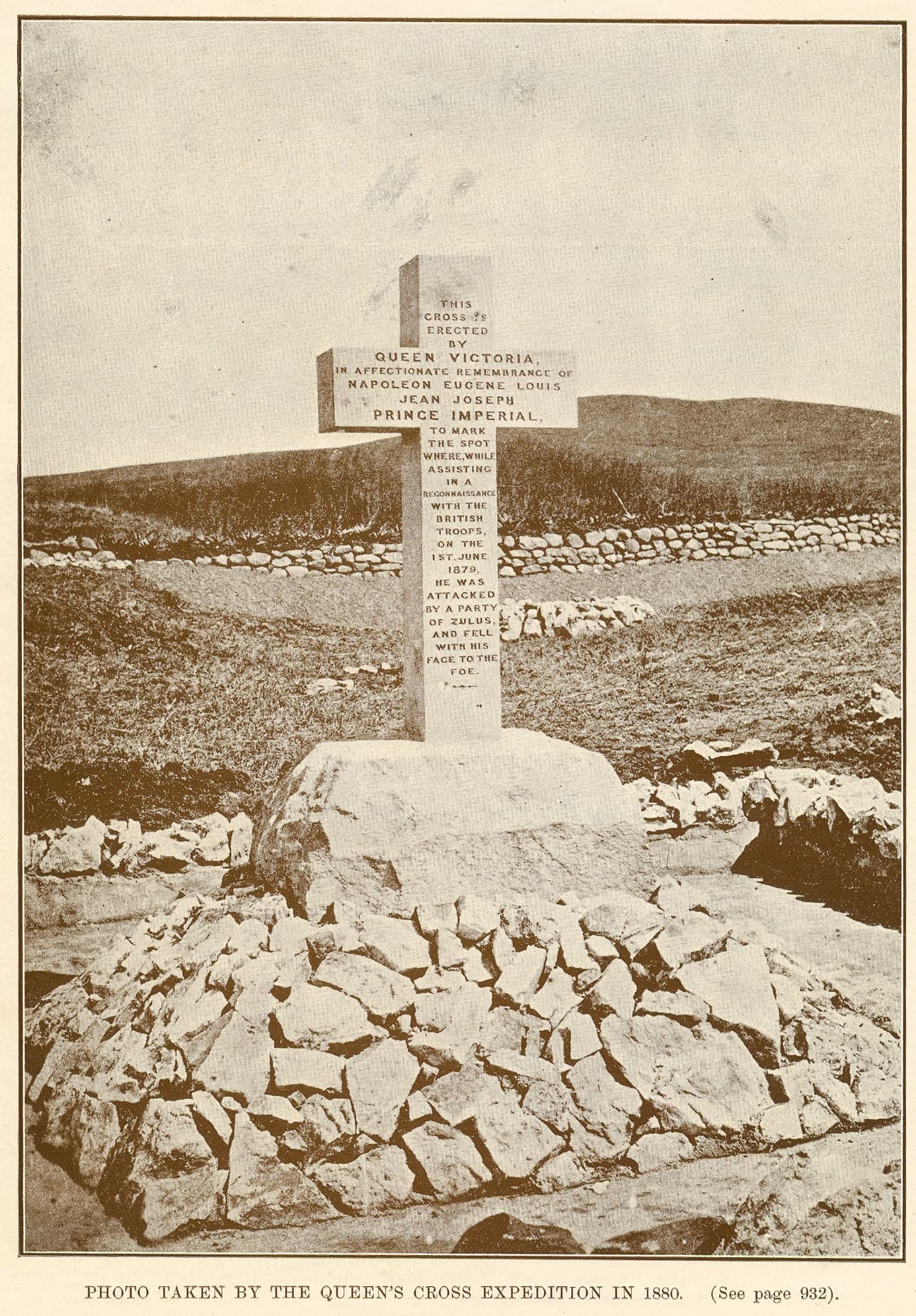 A cross on a rock
AI-generated content may be incorrect.